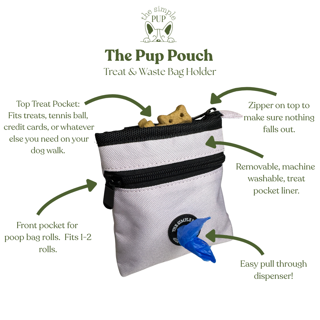 The Pup Pouch:  Treat & Poop Bag Holder