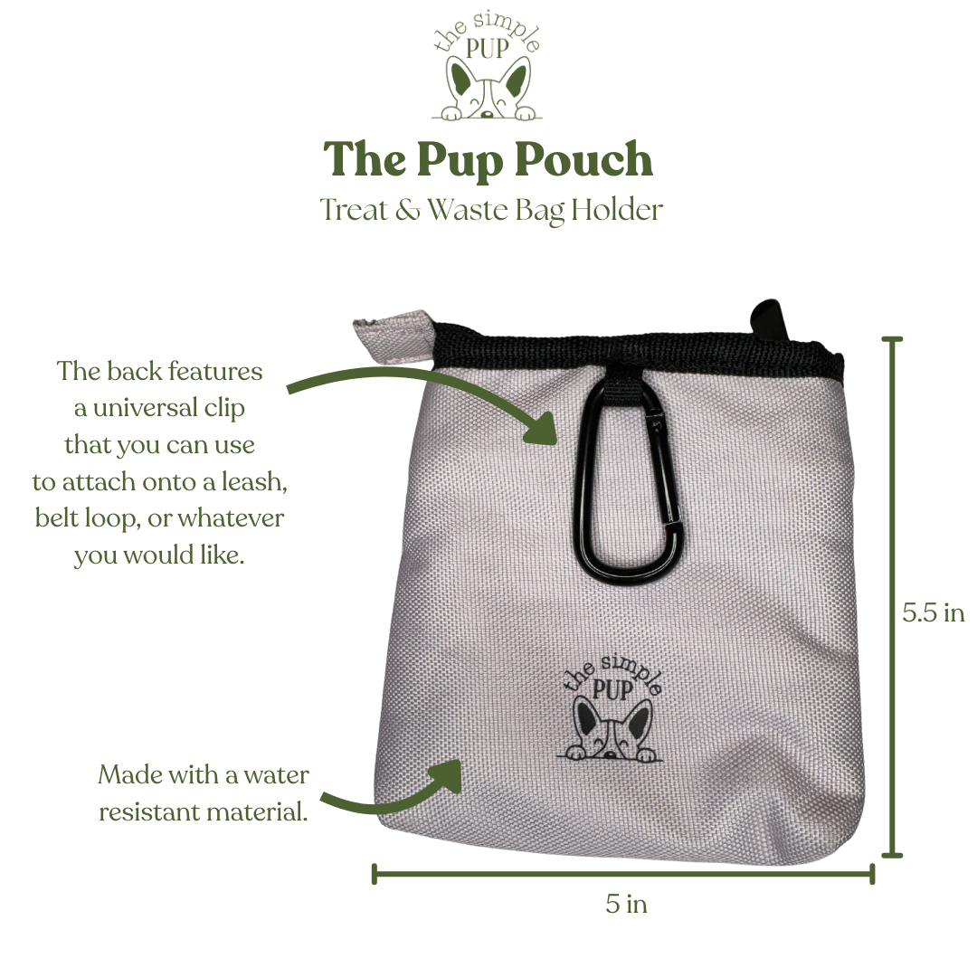 The Pup Pouch:  Treat & Poop Bag Holder