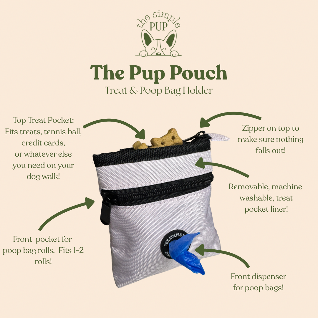 The Pup Pouch:  Treat & Poop Bag Holder