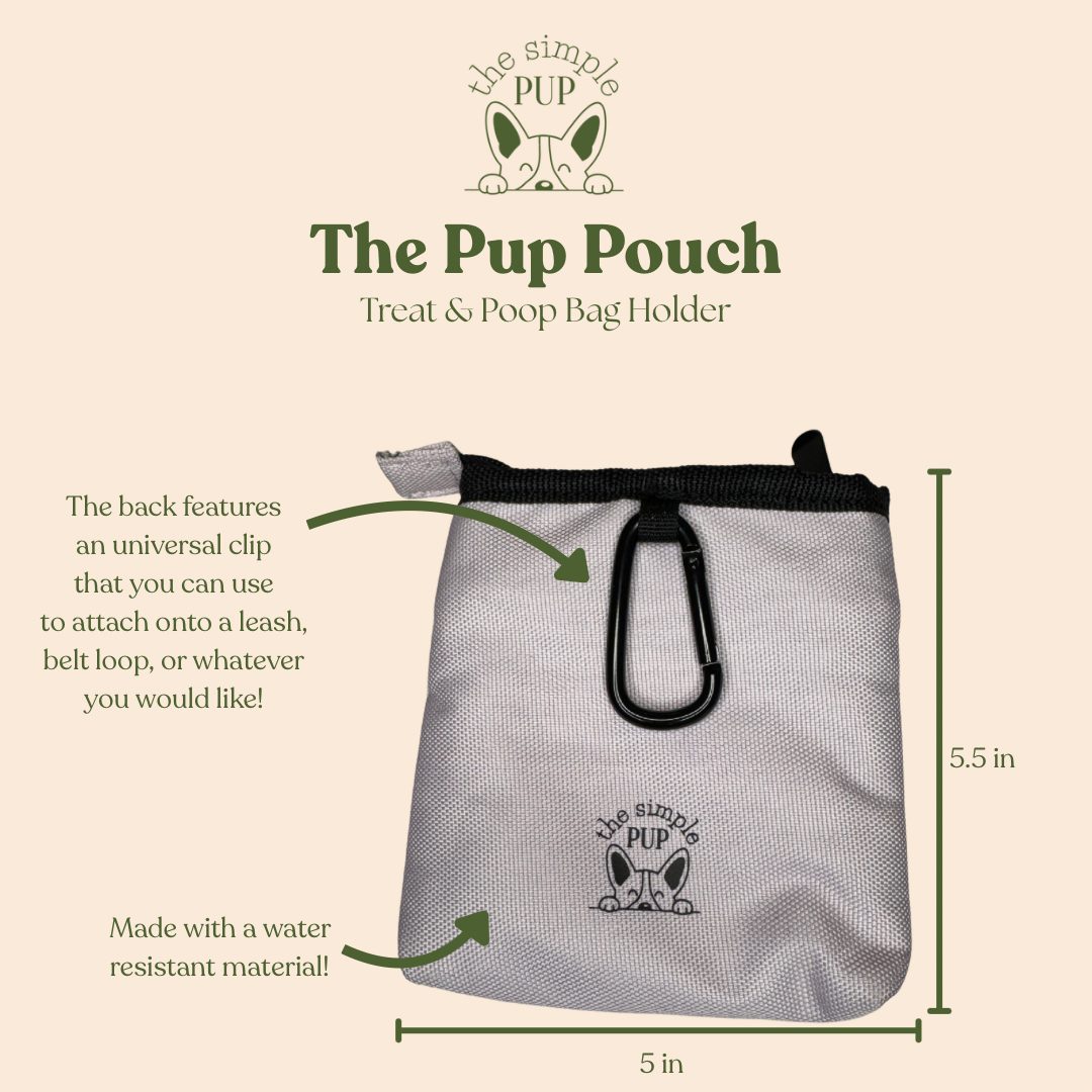 The Pup Pouch:  Treat & Poop Bag Holder
